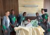 Super Falcons Pay Hospital Visit to South African Player Gabriela Salgado After WAFCON Semifinal Injury