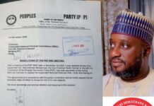 INEC Receives PDP’s Letter Introducing Abdulrahman Mohammed as Acting National Chairman