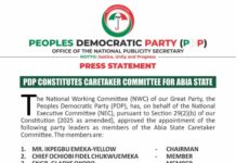 Abia PDP Disowns Alleged Caretaker Committee Appointment
