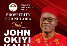 Prosperity For Ndi Abia Under Chief John Okiyi-Kalu